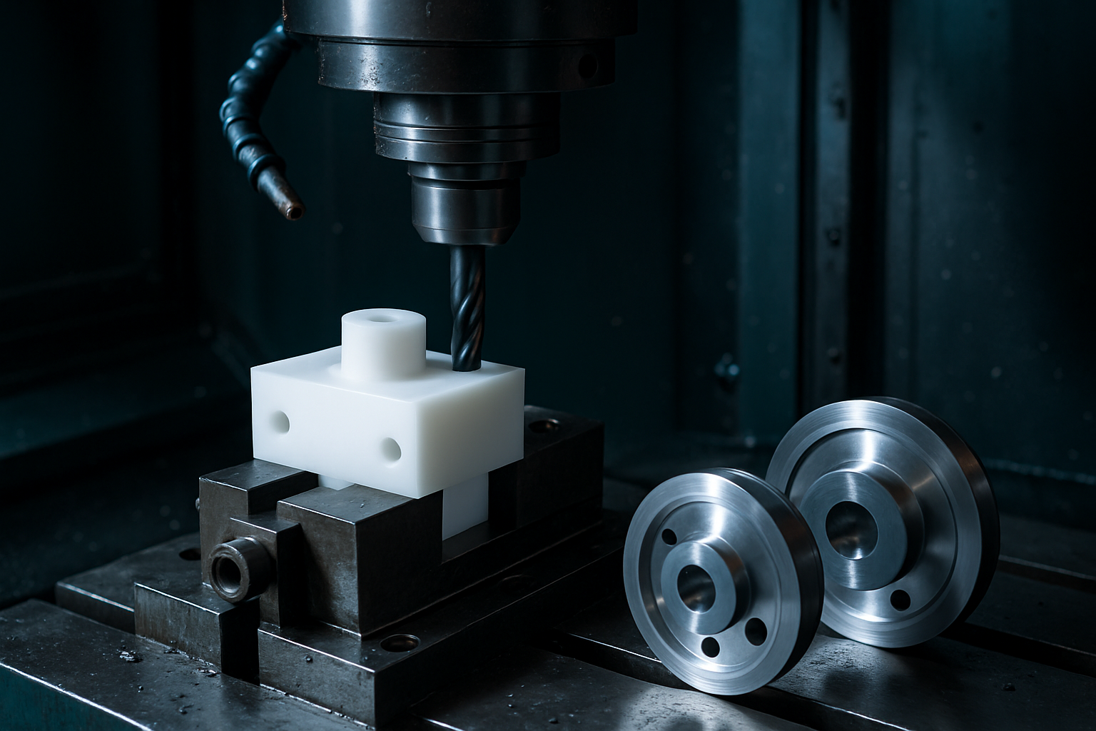Delrin CNC Machining Acetal Precision Parts Manufacturing